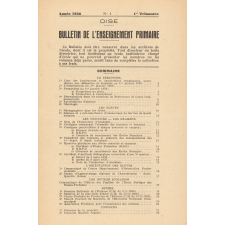 Bulletin de l'Enseignement Primaire. Oise. Année 1956.