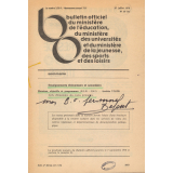 Bulletin Officiel du Ministère de l'éducation, du Ministère des universités et du Ministère de la Jeunesse, des Sports et des Loisirs. N° 30 bis du 27 juillet 1978. 