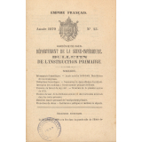 Bulletin de l'Instruction Primaire. Département de la Seine-Inférieure. Académie de Caen. Année 1870. N°11 à 12.