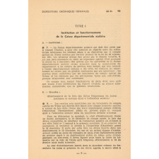 Circulaire du 15 septembre 1952 codifiant les dispositions relatives à l'allocation scolaire (Loi Barangé).