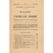 Bulletin de l'instruction primaire. Département de Maine-et-Loire.
