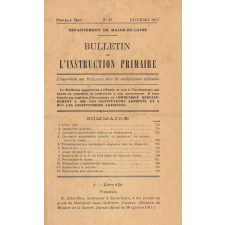 Bulletin de l'instruction primaire. Département de Maine-et-Loire.
