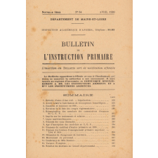 Bulletin de l'instruction primaire. Département de Maine-et-Loire.