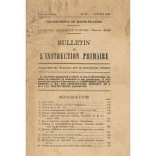 Bulletin de l'instruction primaire. Département de Maine-et-Loire.