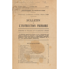 Bulletin de l'instruction primaire. Département de Maine-et-Loire.