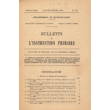 Bulletin de l'instruction primaire. Département de Maine-et-Loire.