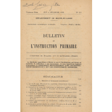 Bulletin de l'instruction primaire. Département de Maine-et-Loire.