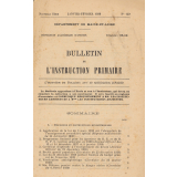 Bulletin de l'instruction primaire. Département de Maine-et-Loire.