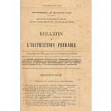 Bulletin de l'instruction primaire. Département de Maine-et-Loire.