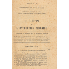Bulletin de l'instruction primaire. Département de Maine-et-Loire.