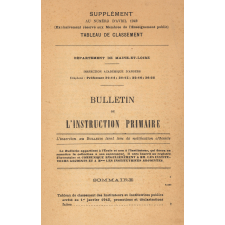 Bulletin de l'instruction primaire. Département de Maine-et-Loire.