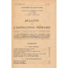 Bulletin de l'instruction primaire. Département de Maine-et-Loire.