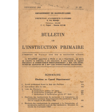 Bulletin de l'instruction primaire. Département de Maine-et-Loire.