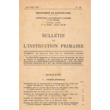 Bulletin de l'instruction primaire. Département de Maine-et-Loire.