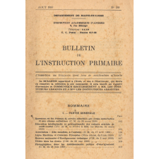 Bulletin de l'instruction primaire. Département de Maine-et-Loire.