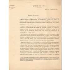 Meuse. Ecole primaire élémentaire de Jametz. Circulaires et instructions relatives à l'enseignement primaire.
