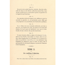 Réglement des écoles primaires publiques du département de la Gironde.