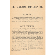 Molière. Le Malade imaginaire.