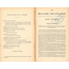 Le Malade imaginaire. Comédie en trois actes. 