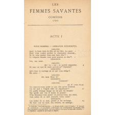 Les femmes savantes. Comédie.
