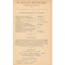 Le malade imaginaire. Comédie-ballet.