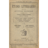 Études littéraires sur les auteurs français prescrits pour l'examen du brevet supérieur (Analyses et Extraits). Période 1914, 1915, 1916, 1917.
