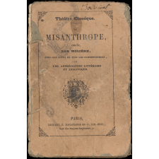 Le misanthrope. Comédie.