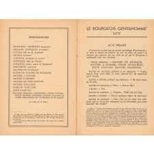 Le bourgeois gentilhomme. Comédie-ballet.
