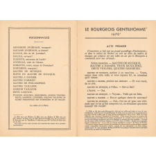 Le bourgeois gentilhomme. Comédie-ballet.
