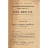 Bulletin de l'instruction primaire. Seine-inférieure. Classement des instituteurs et institutrices publics titulaires et stagiaires du département de la Seine-Inférieure au 1er janvier 1939.