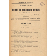 Bulletin de l'instruction primaire. Seine-Inférieure. Année 1951.