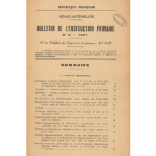 Bulletin de l'instruction primaire. Seine-Inférieure. Année 1951.