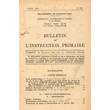 Bulletin de l'instruction primaire. Département de Maine-et-Loire.