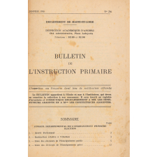 Bulletin de l'instruction primaire. Département de Maine-et-Loire.