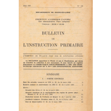Bulletin de l'instruction primaire. Département de Maine-et-Loire.