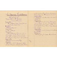 Cahier de français : récitations. 