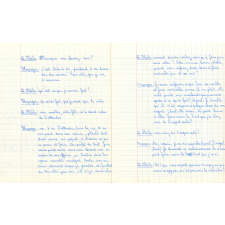 Cahier de récitation. 