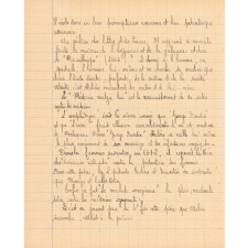 Cahier de lecture commentée. 
