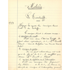 Cahier de lectures expliquées et de récitations.