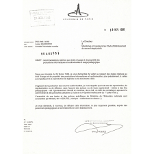 Recommandations relatives aux droits d'usage et de propriété des productions informatiques et audiovisuelles à usage pédagogique.