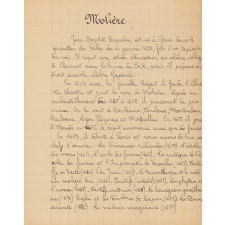 Cahier d'