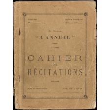 L'annuel : cahier de récitations