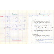 Cahier de mathématiques n°1