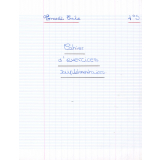 Cahier d'exercices supplémentaires
