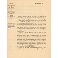 Loi du 16 juin 1881 établissement la gratuité absolue de l'enseignement primaire dans les écoles publiques.