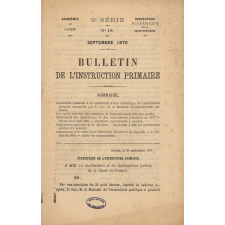 Bulletin de l'Instruction Primaire. Inspection Académique de la Seine-Inférieure. Académie de Caen. 2e série. N°14 à 13.