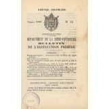 Bulletin de l'Instruction Primaire. Département de la Seine-Inférieure. Académie de Caen. Année 1869. N°11 à 12.