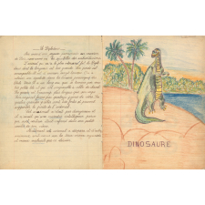 Cahier de sciences naturelles. Museum. 