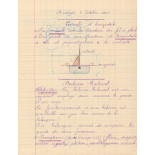Cahier de sciences. Ecole Albert Glatigny. 