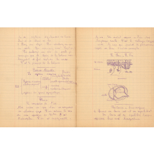 Cahier de sciences.